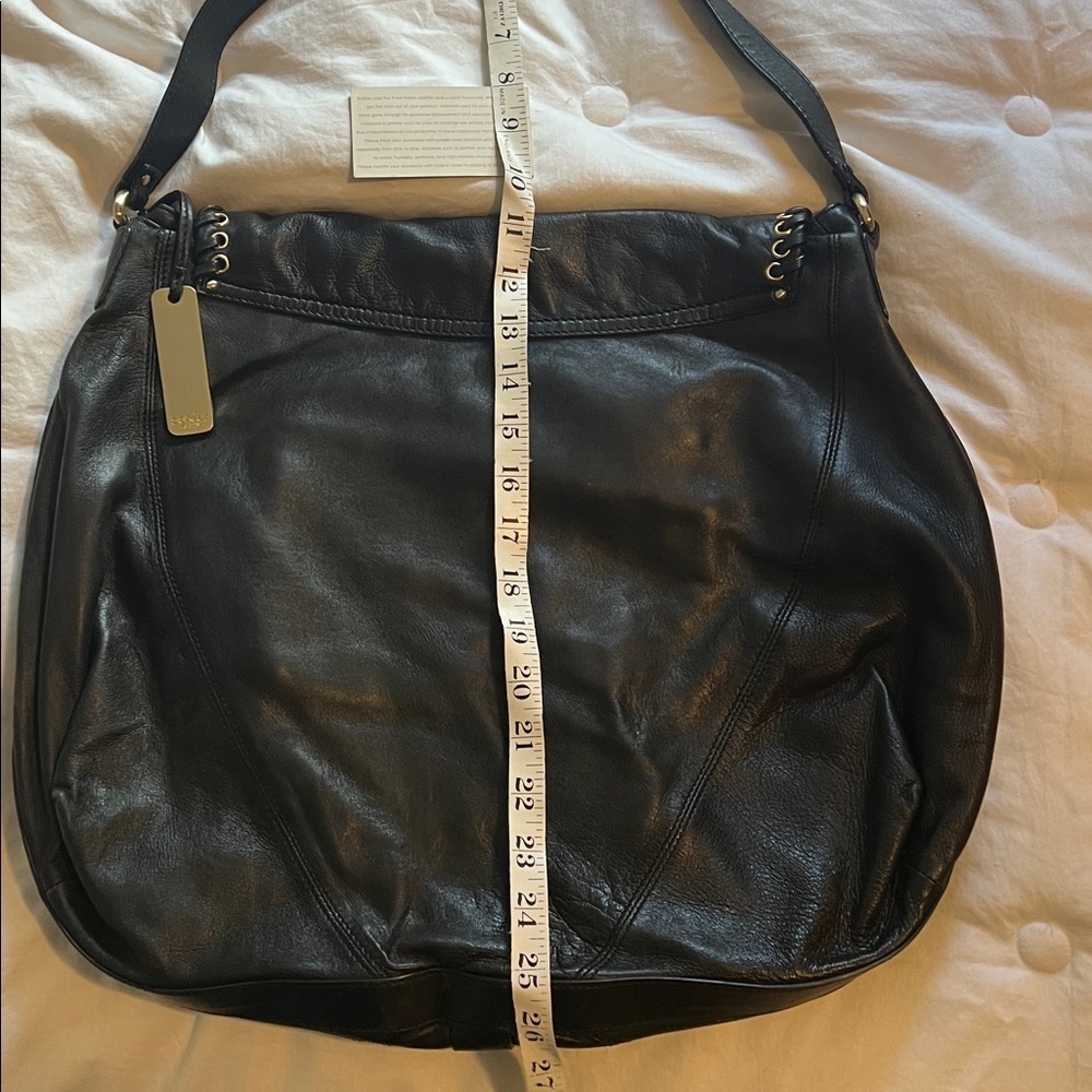 Botkier Black Leather lamb skin Handbag purse shoulder bag - Picture 3 of 6